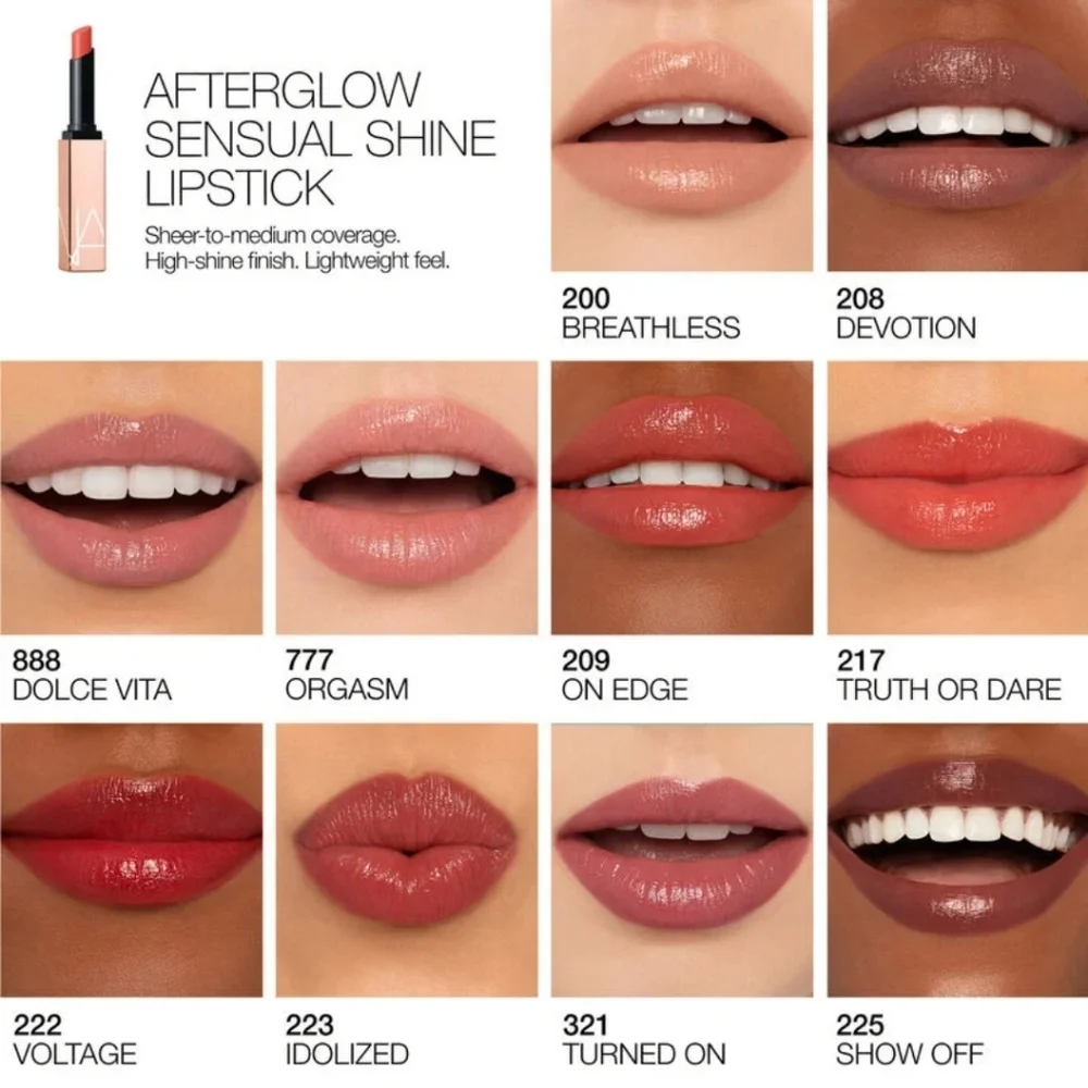 Nars Afterglow Sensual Shine Hydrating Lipstick | Idolized | Brand New in Box
